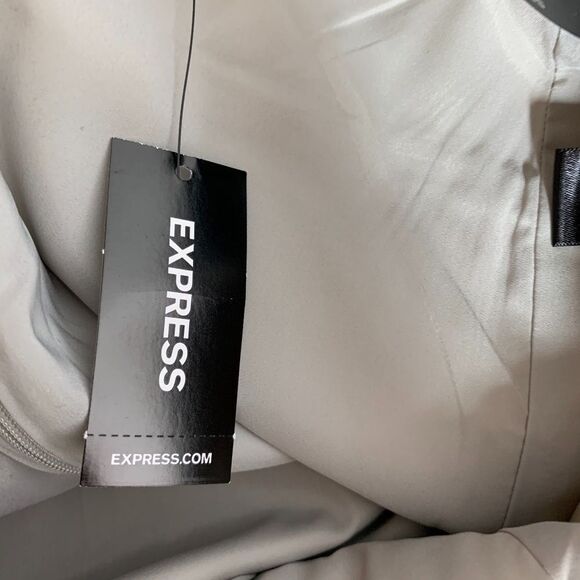 Express Off White High Waist Pencil Skirt Sz 12 - Picture 8 of 10